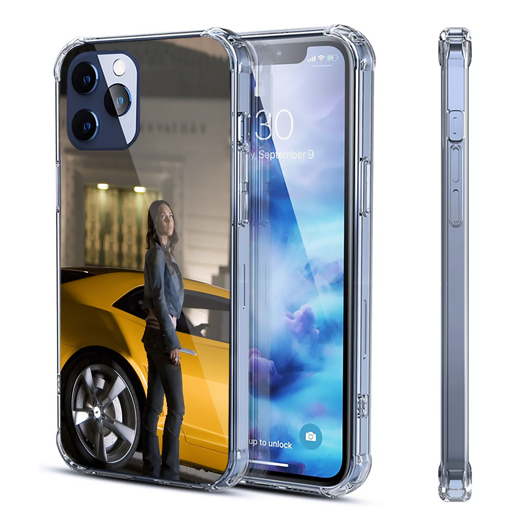 （画像用） Transformers トランスフォーマー 【iPhone 12シリーズ対応】透明スマホケース（クリアソフトケース）